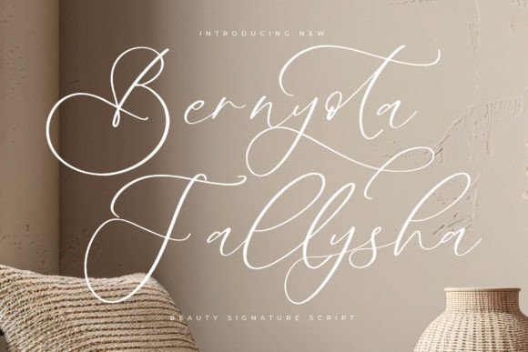 Bernyota Fallysha: A Luxurious Script Font for Web Design