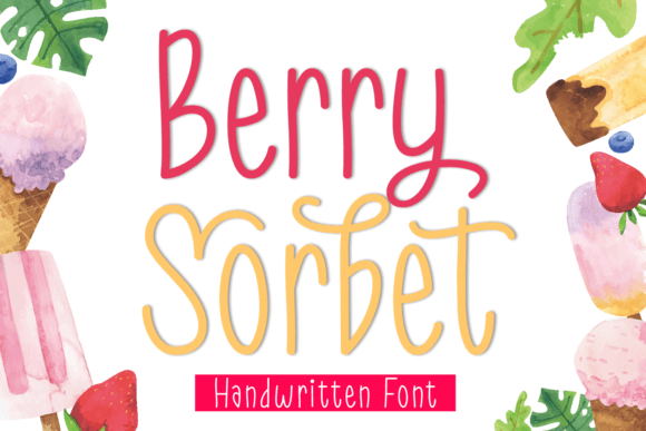 Berry Sorbet: A Whimsical Script Font for Playful Campaigns