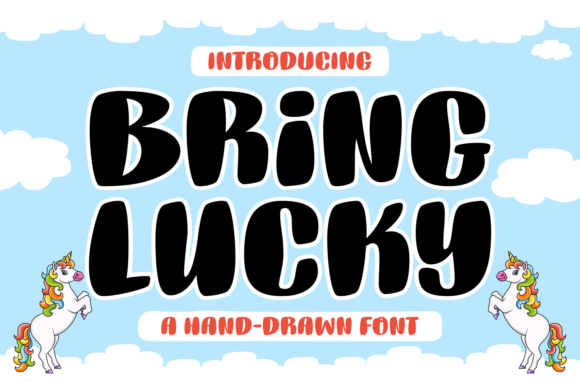 Bring Lucky Font for Editorial Design
