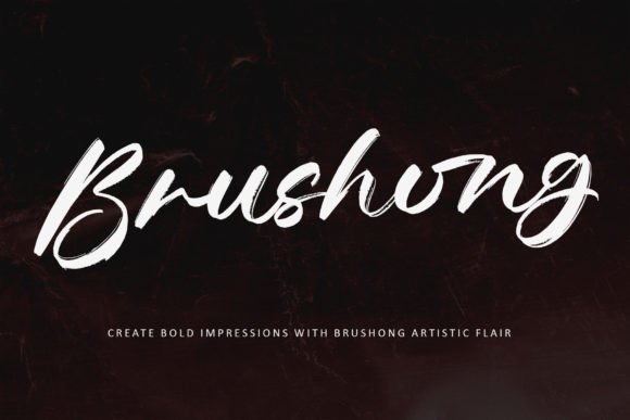 Brushong Typeface: Elevating Handmade Brand Identity