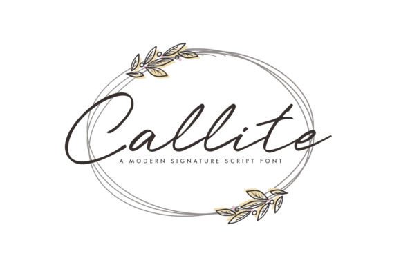 Callite Typeface: A Modern Script for Elegant Brand Identity