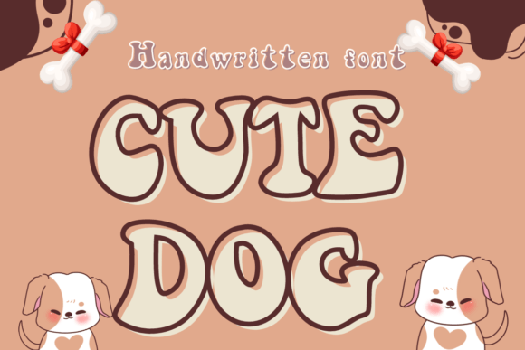 Cute Dog Font for Editorial Design