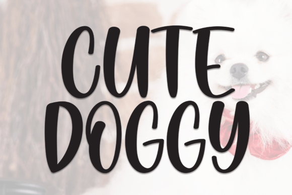 Cute Doggy: The Perfect Font for Fun Campaigns