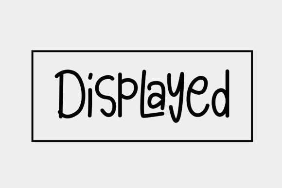 Displayed: A Handwritten Font for Modern Web Design