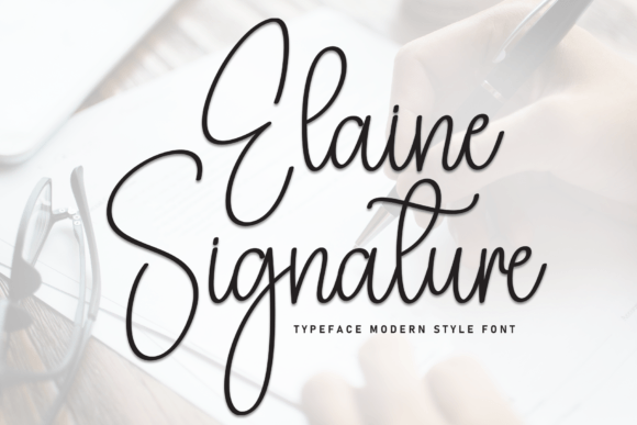 Elaine Signature: A Sweet and Friendly Handwritten Font