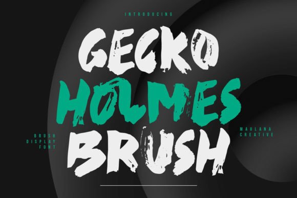 Gecko Holmes: The Handwritten Brush Font That Elevates Brand Identity
