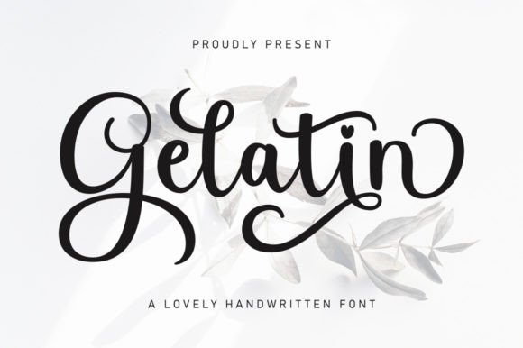 Gelatin Font for Modern Web Design