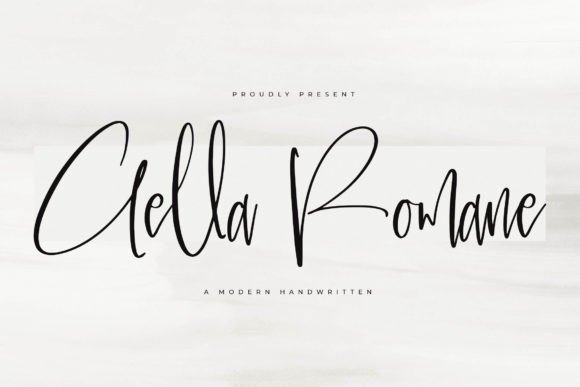 Gella Romane Font for Handmade Creations