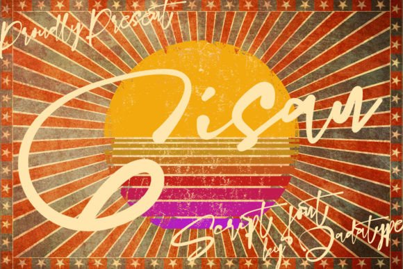 Gisan – A Chic Script Font for Handmade Creations