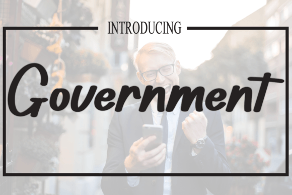 Government Font: A Timeless Script for Editorial Elegance