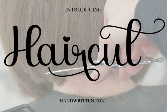 Haircut Font for Web Design