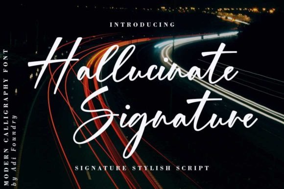 Hallucinate Signature Typeface Review for Makers