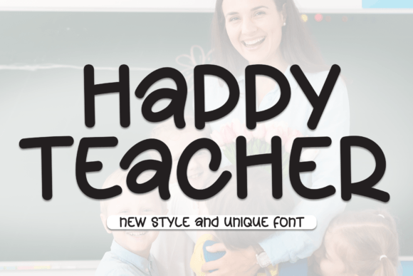 Happy Teacher Font for Web Design and Brand Identity