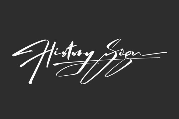 History Sign Font for Handmade Creations