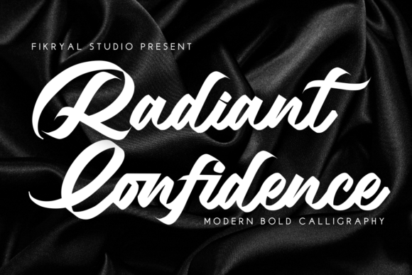 How Radiant Confidence Elevates Campaign Design with Bold Script Style