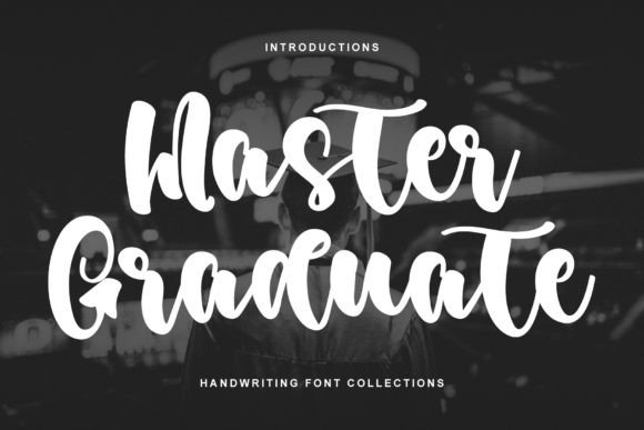 Master Graduate: A Bold Font for Digital Branding