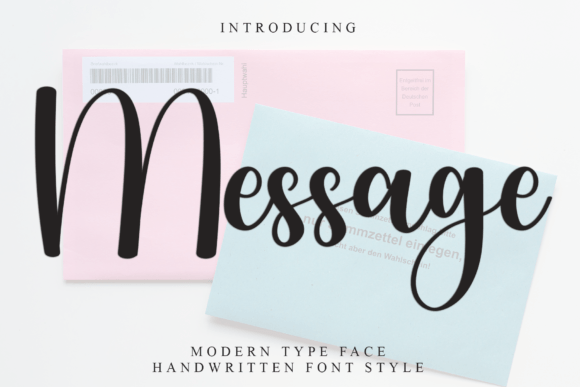 Message Font for Professional Branding