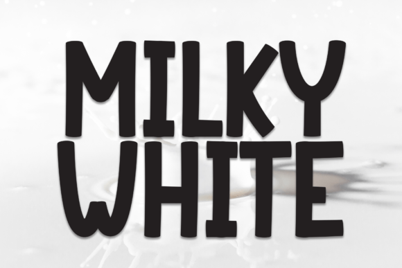 Milky White: A Handwritten Font for Warm Editorial Designs