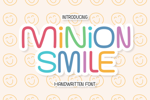 Minion Smile: A Whimsical Handwritten Font for Editorial Design