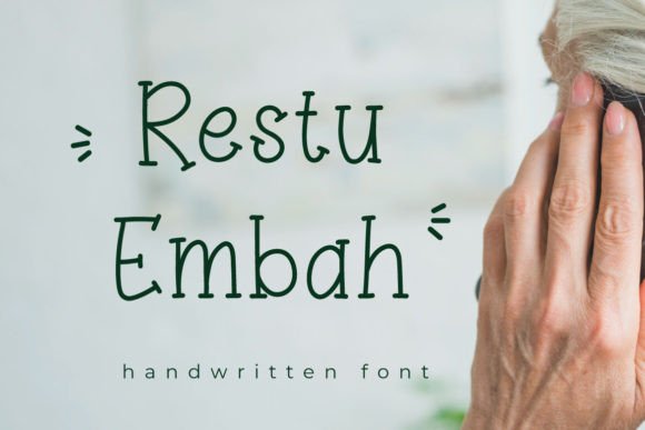 Restu Embah: A Modern Handwritten Font for Authentic Brand Identity