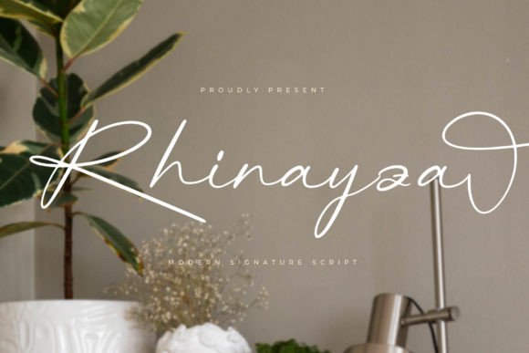 Rhinayza: Elevating Brand Identity with a Luxurious Script Font
