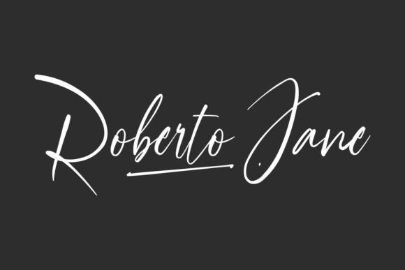 Roberto Jane: A Modern Script Font for Web Design