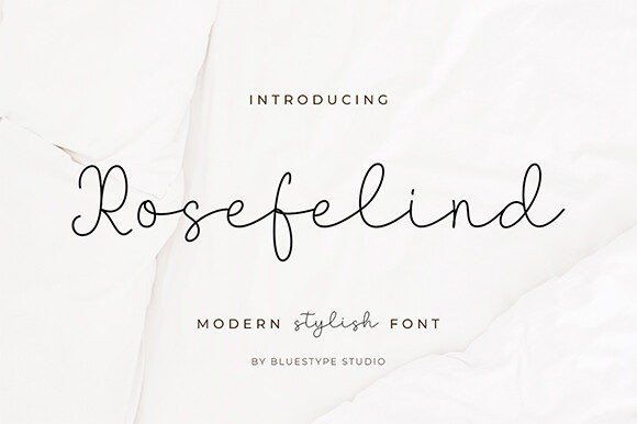 Rosefelind Font for Handmade Creations