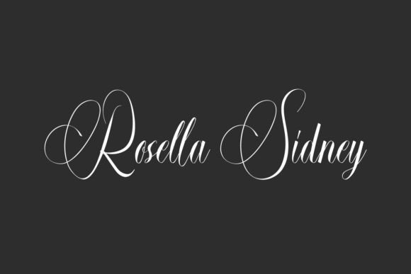 Rosella Sidney Script Font Review
