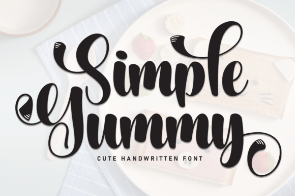 Simple Yummy: A Stylish Script Font for Business Branding