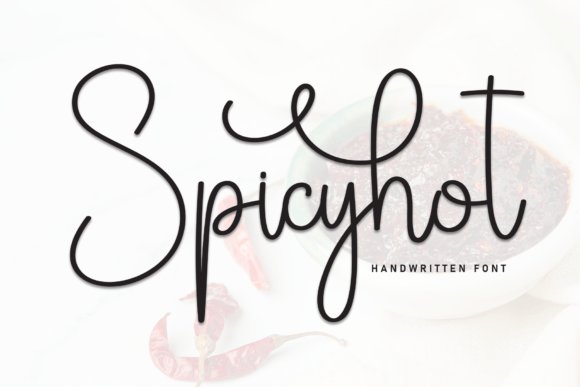 Spicyhot Typeface: Elevating Campaign Visuals with Elegant Script Design