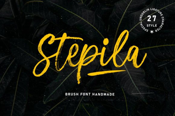 Stepila: A Stylish Script Font for Digital Marketing